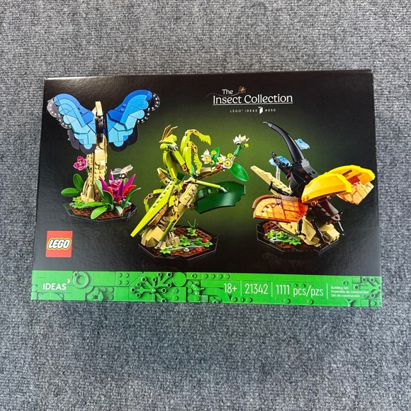  IDEAS 21342 The Insect Collection 18+ Set‎ 1111 PCS Butterfly Mantis Beetle